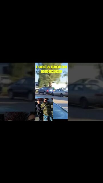 Frauditor SGV News Cuffed & Detained Cries He Has Broken Shoulder! #shorts