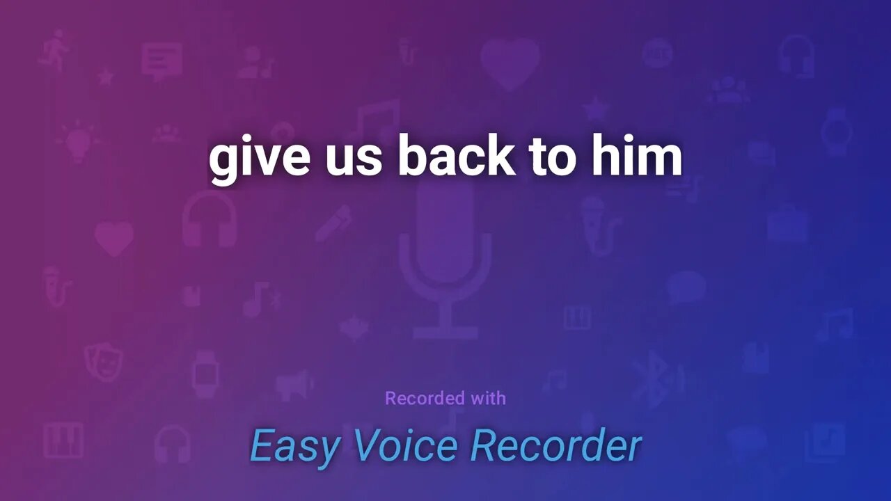 give us back to him