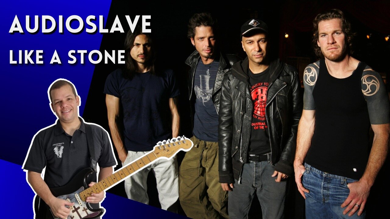 Como tocar LIKE A STONE (Audioslave) - Aula Completa + PDF