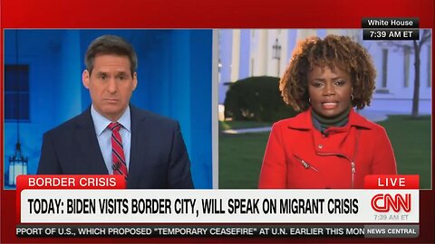 WH Press Secretary Jean-Pierre Blames Laken's death on Republicans