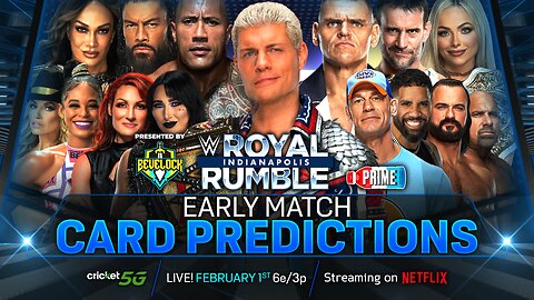 WWE Royal Rumble 2025 - Early Card [v4] | Bevelock