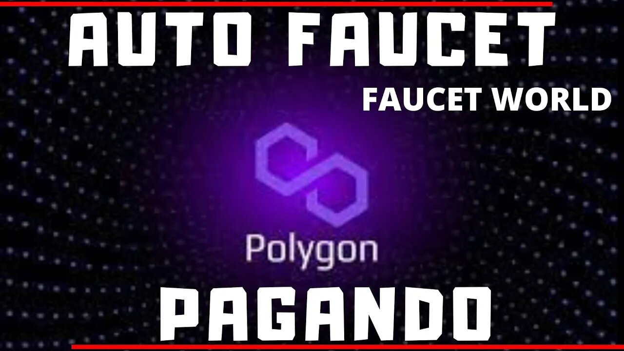 Auto Faucet Pagando na rede polygon faucet world