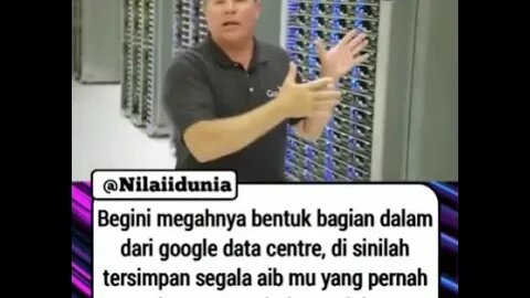 Ruangan Pusat Penyimpanan Data Google