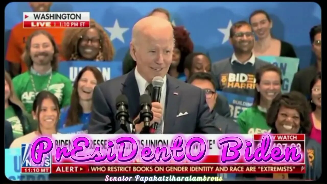 PrEsiDentO Biden: "She was 12, I was 30" but anyway ...