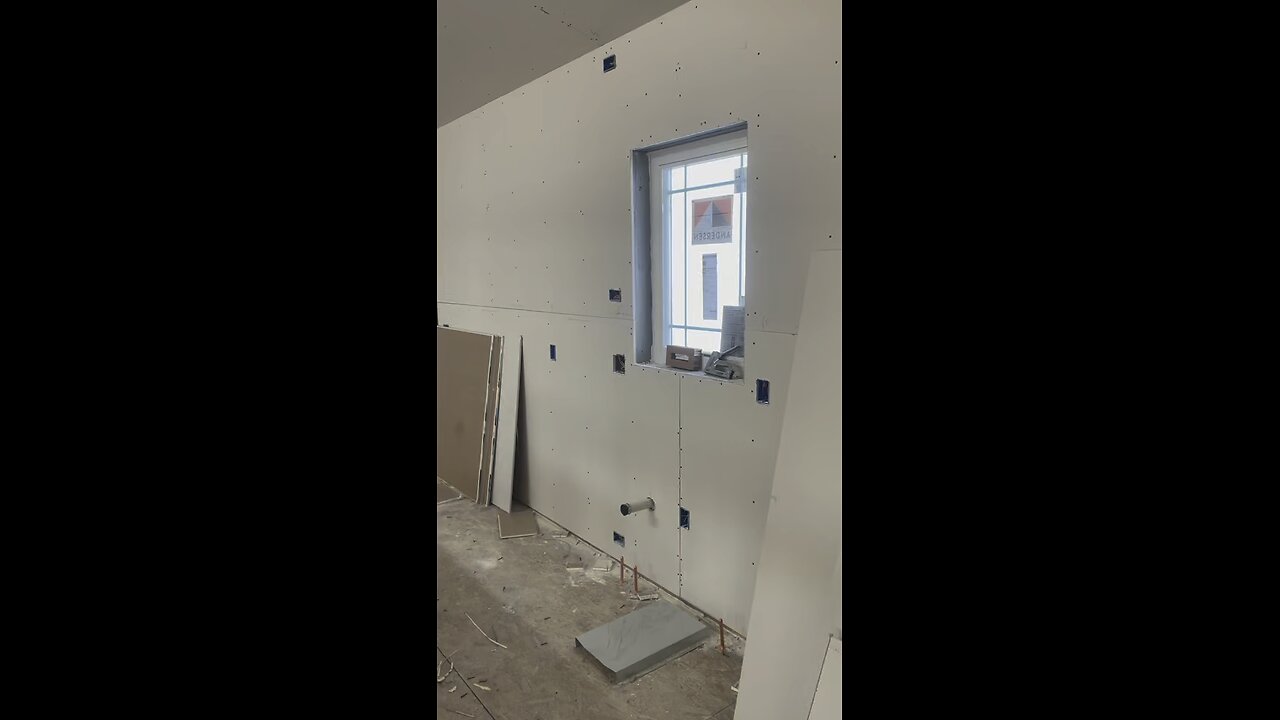 We have walls and ceilings y’all! -- The Sexy Shitz House