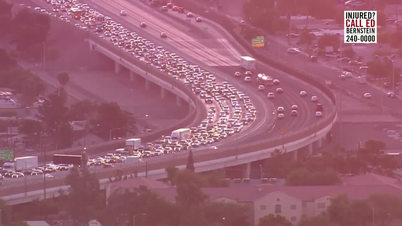 Major backup in Spaghetti Bowl