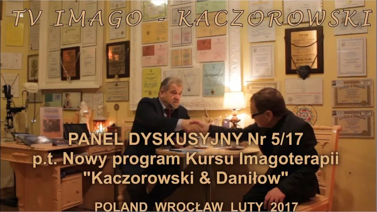 KURS W ZAKRESIE PSYCHOTERAPII,PSYCHOANALIZY, - TERAPII INDYWIDUALNEJ I GRUPOWEJ/2017© TV IMAGO