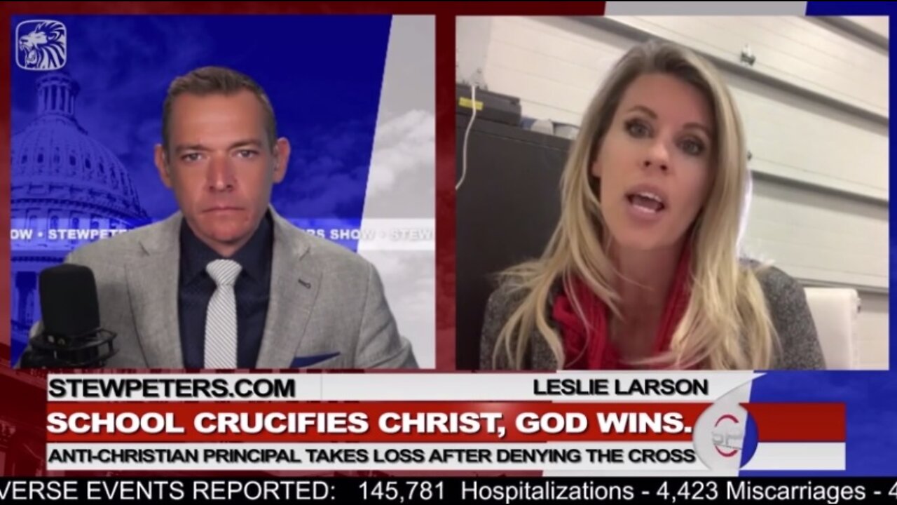 STEW PETERS SHOW 4/15/22 - SCHOOL CRUCIFIES CHRIST, GOD WINS