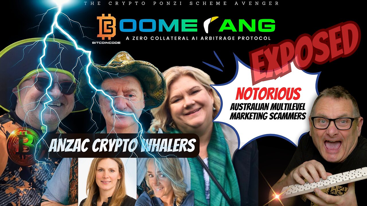 🔴 LIVE NOW: ANZAC Crypto Whalers: Notorious Multilevel Marketing Scammers