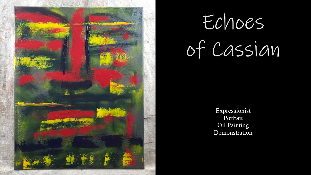 Echoes of Cassian: An Abstract Portrait Unveiled