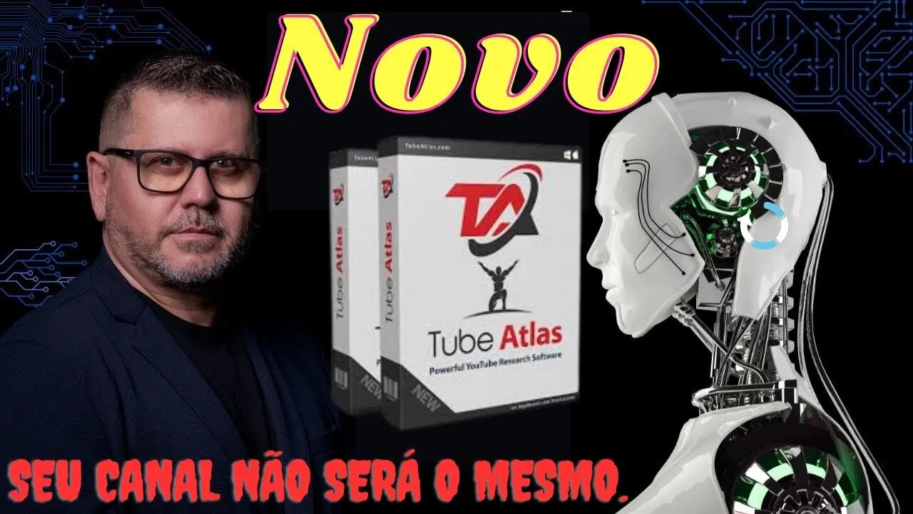 Novo Tube Atlas. O software de inteligência artificial do Youtube.Turbine seu Canal do Youtube