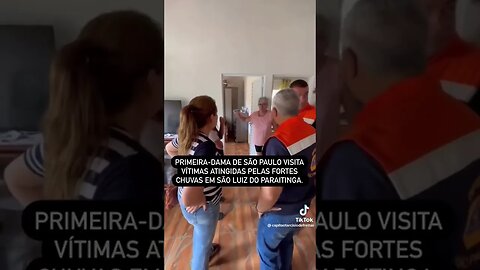 A primeira-dama de São Paulo tem uma coisa que a esquerda vive esperneando: EMPATIA!