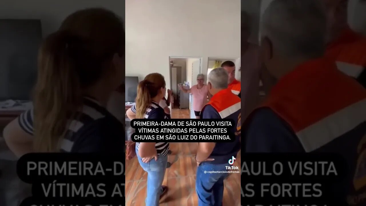 A primeira-dama de São Paulo tem uma coisa que a esquerda vive esperneando: EMPATIA!