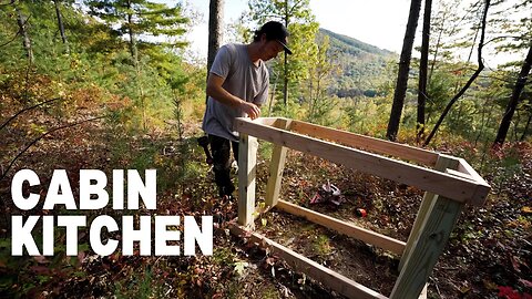We got bears and kitchen builds - Cabin Mountain