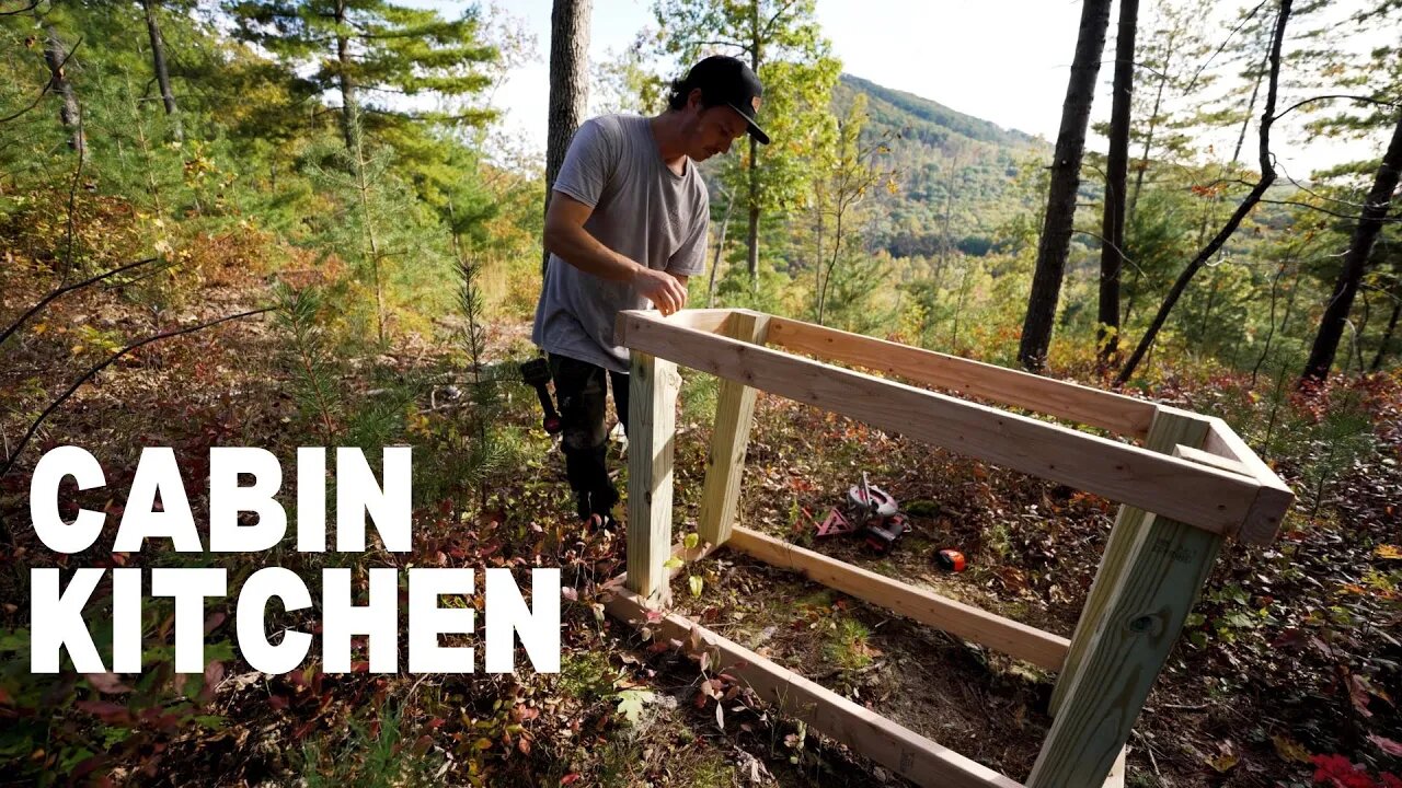 We got bears and kitchen builds - Cabin Mountain