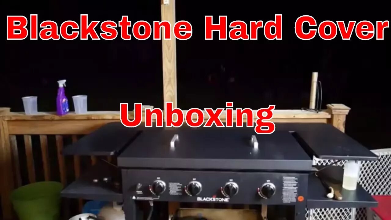 Blackstone Griddle Hard Cover Unboxing and Assembly!