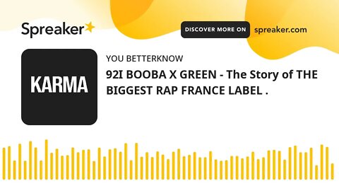 92I BOOBA X GREEN - The Story of THE BIGGEST RAP FRANCE LABEL .