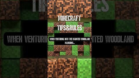 Minecraft Tips and Rules | EP 16 | #shorts #minecraft #short #tips