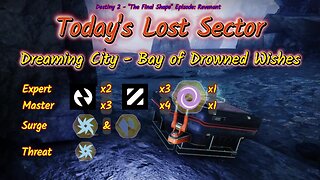 Destiny 2 - 11-26-24 Bay of Drowned Wishes - Arc/Stasis Surge