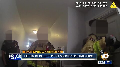 History of calls to police shooter's Rolando home