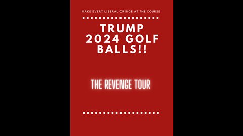 Trump Revenge Tour Golf Balls!!