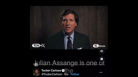 Tucker talks about Julian Assange