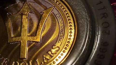 2017 1 Oz Barbados Gold & Silver Trident Unboxing!