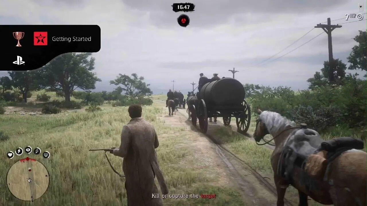 Red Dead Redemption 2 poor horse afro hunter