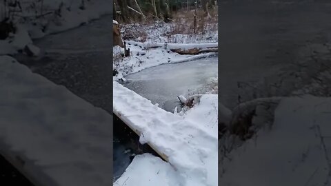 Frozen Stream at 9°