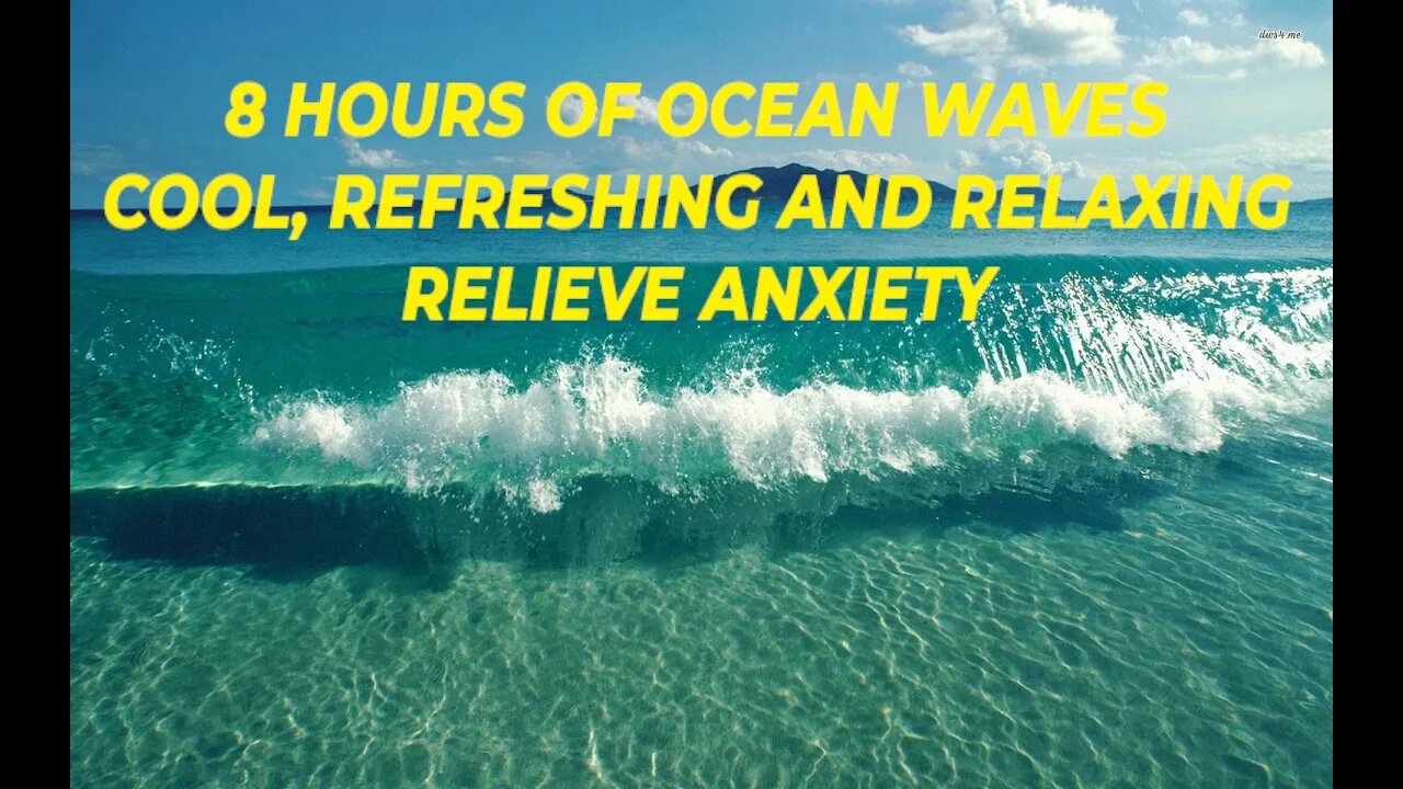 Sleepy Ocean Waves Sounds for Deep Sleeping, Relaxing Natural Lullaby, 8 Hours!