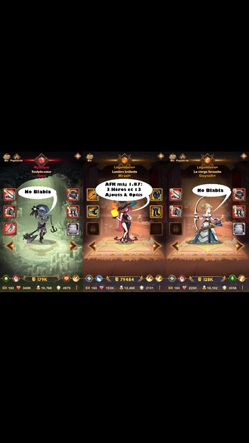 AFK Arena Txt MAJ 1.87 musique no blabla