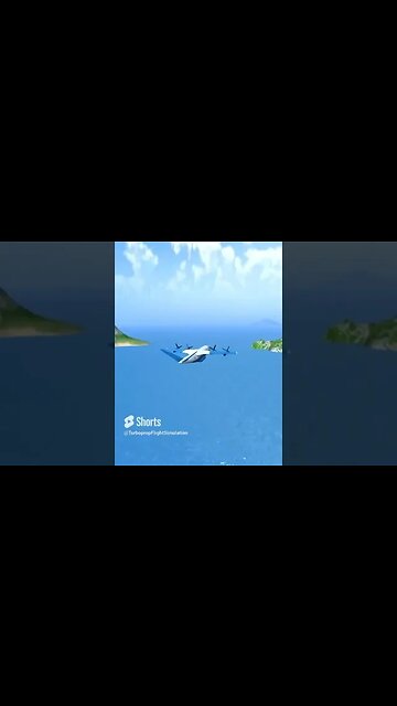 Flying XV-40 | Turboprop Flight Simulator #shorts
