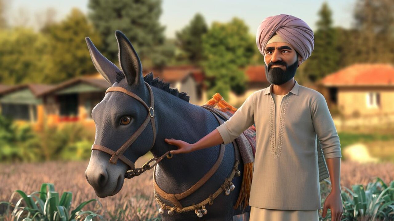 گدھا اور اس کا عقلمند مالک نوید
