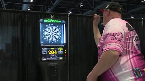 'Aiming to get on the board': 2021 Wamo State Dart Tournament brings out hundreds