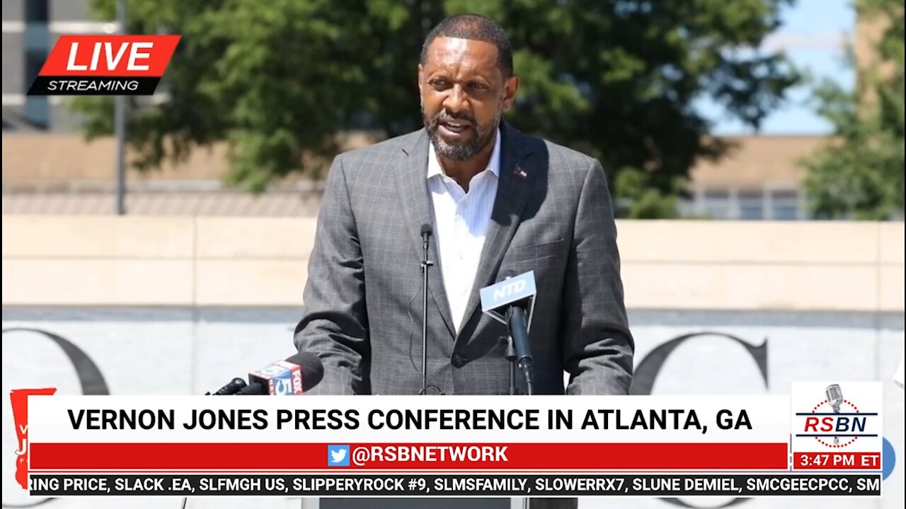 Vernon Jones Press Conference on Fulton Co., GA Election Irregularities 6/17/21