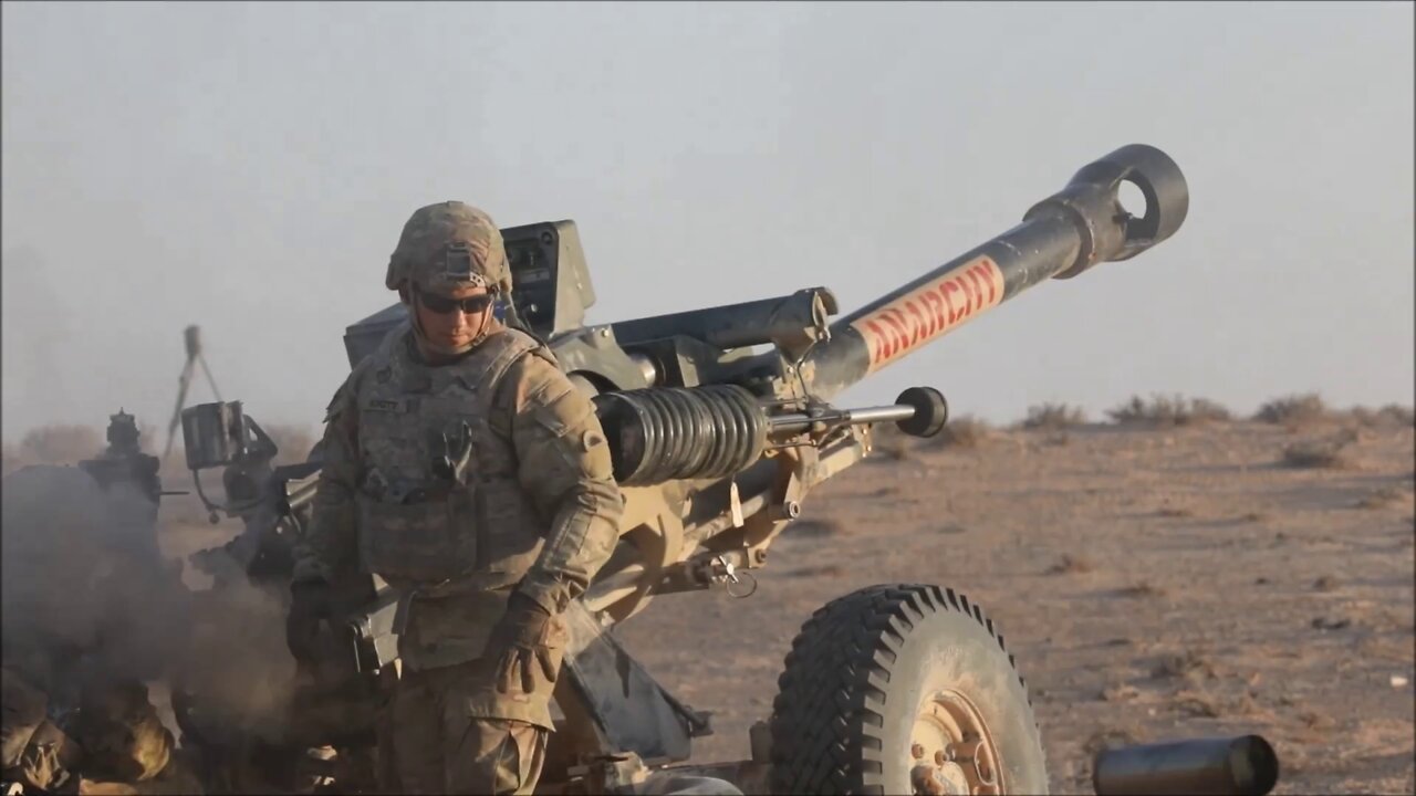 U.S. Artillery Receives a Call-for-Fire Mission - African Lion 2022