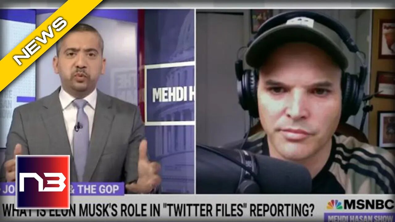 MSNBC Host Humiliated by Independent Journalist Matt Taibbi