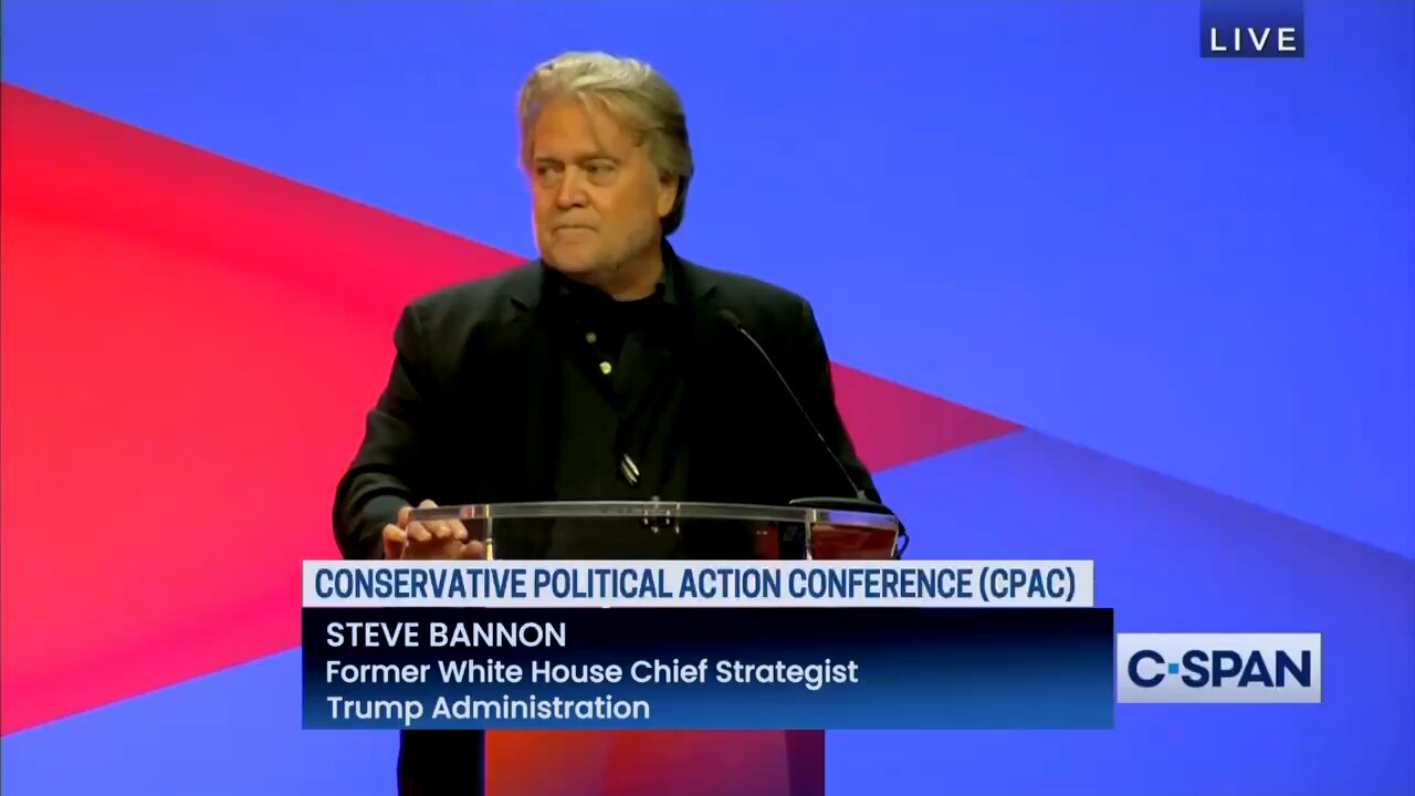 8/5/2922: Steve Bannon CPAC Texas. End The Federal Reserve