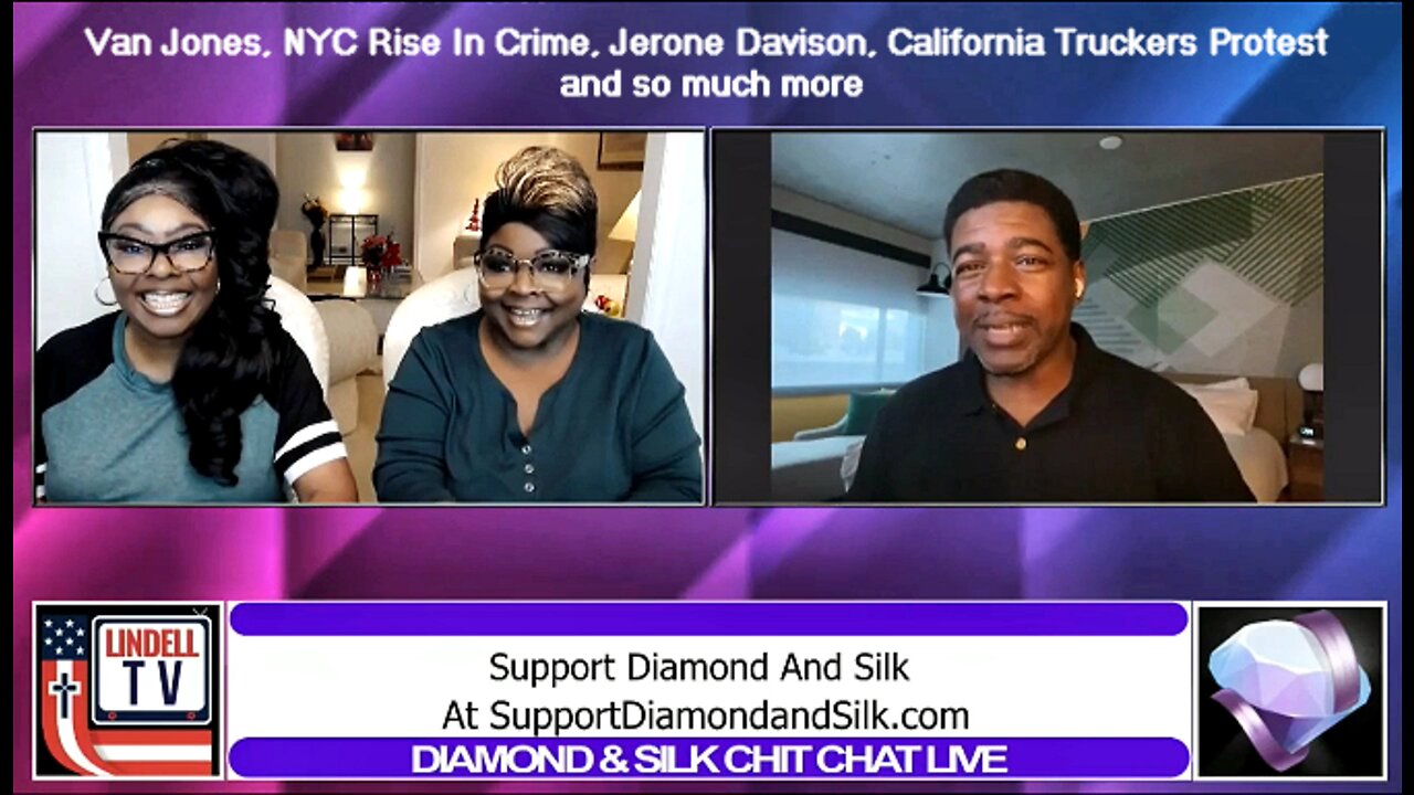 Van Jones, NYC Rise In Crime, Jerone Davison, California Truckers Protest and so much more.