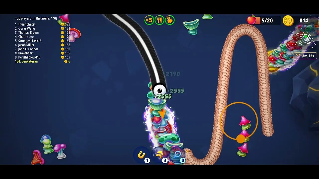 CASUAL AZUR GAMES Worms Zone io Hungry Snake 3