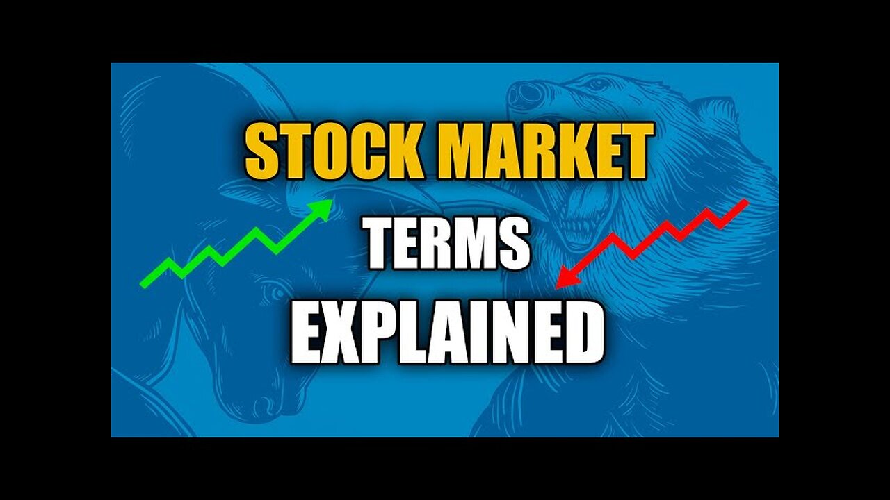 Stock Market Terminology Explained For Beginners