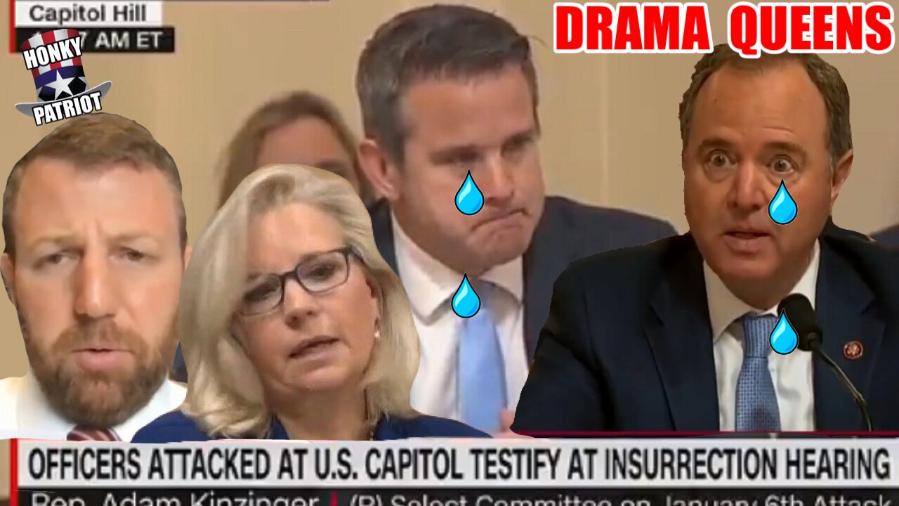 Adam Kinzinger and Adam Schiff Pretend To Cry at Jan 6. Hearing