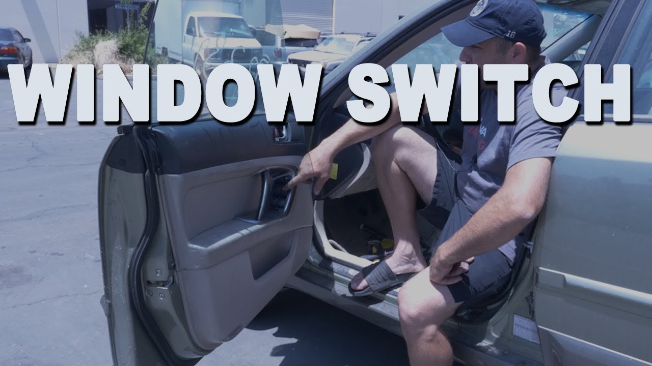 How To Remove a Window Switch - 2006 Subaru Outback Legacy