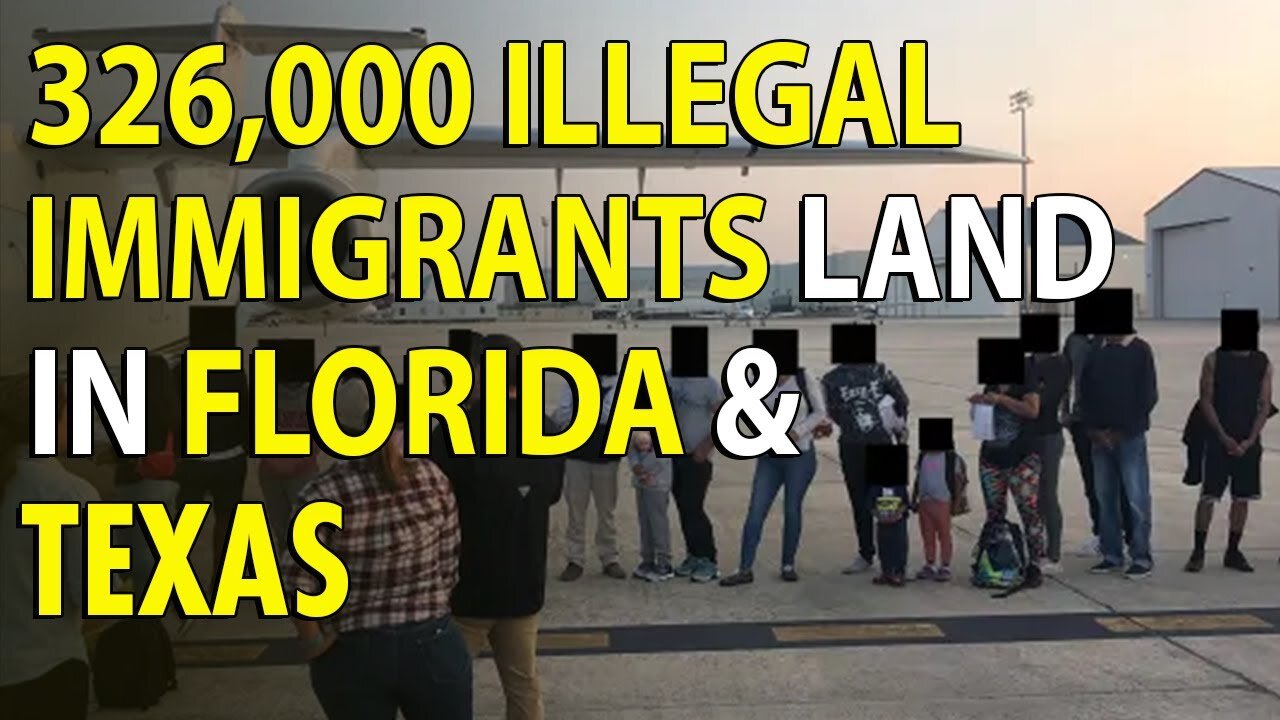 Biden Admin Flies in 326,000 Illegal Immigrants to Florida and Texas. Reasonable People News