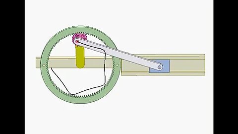 3308 Slider crank mechanism having a pause at the end of stroke 2