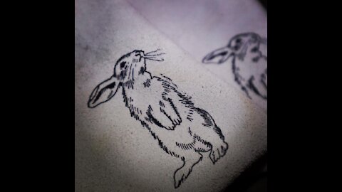 ‘White Rabbit’ Money Bag by Odinstar Mastercraft