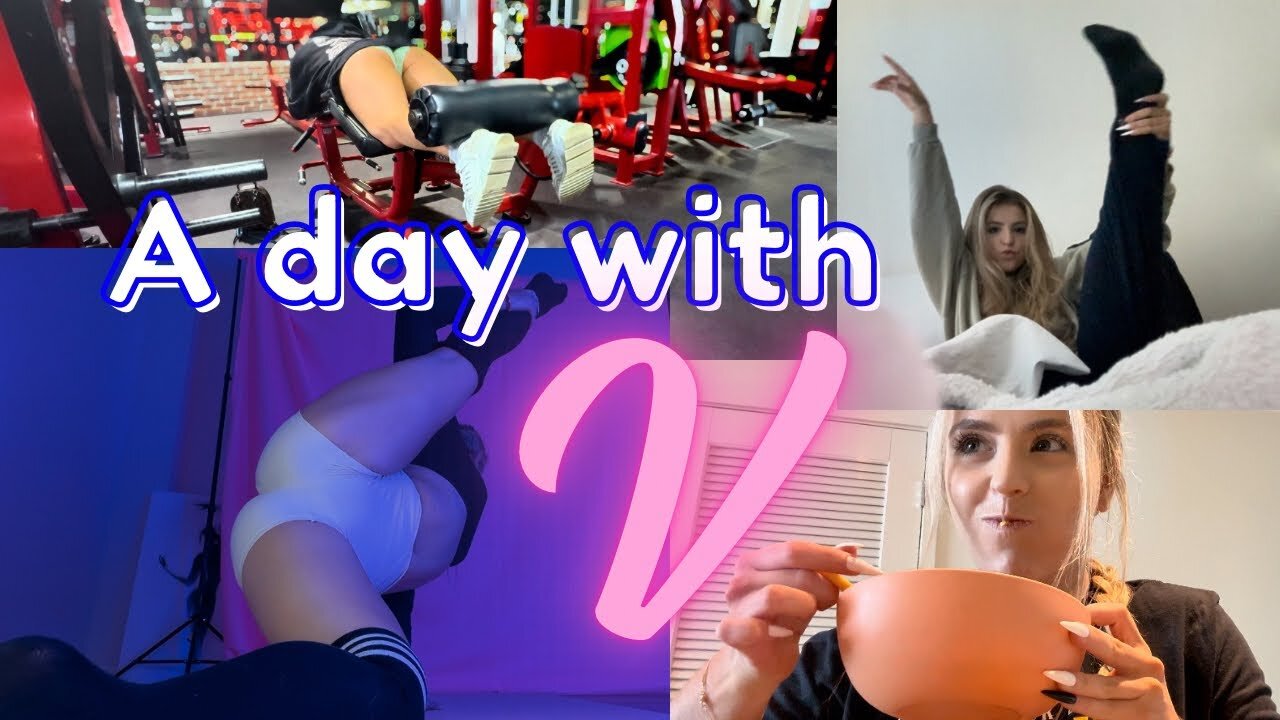 Day in the life of V - Yoga, Gym, and Stretch!