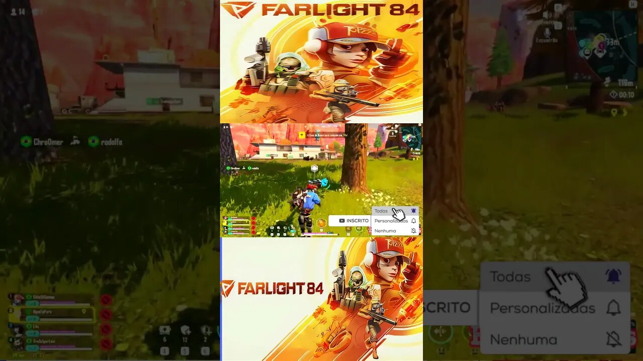 FARLIGHT84 JOGANDO COM ALEATORIOS 5/7 #shorts