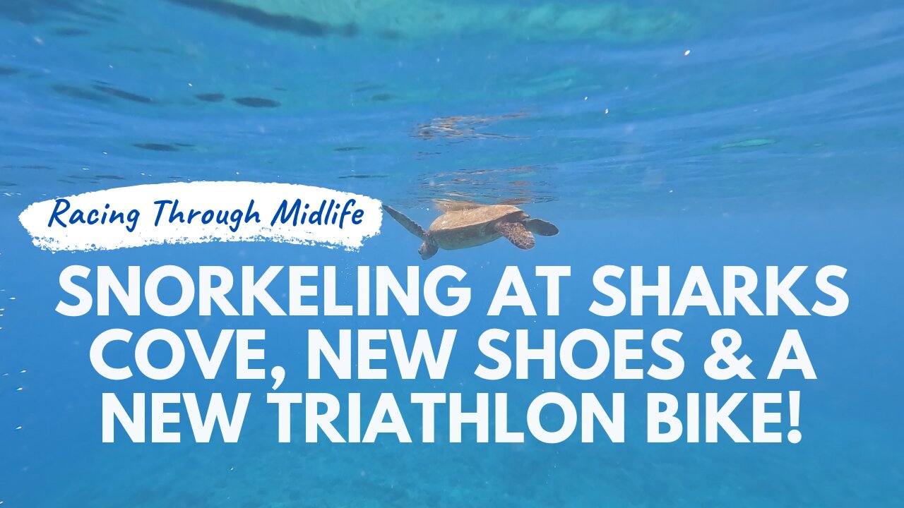 July Week 2 - Snorkeling at Sharks Cove, New Shoes and a New Triathlon Bike!