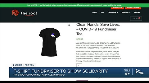 T-shirt fundraiser to show solidarity and support healthcare workers